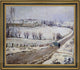 Henri Lebasque The Farm at Lagny in Winter Framed Premium Canvas Print, 20"x25"
