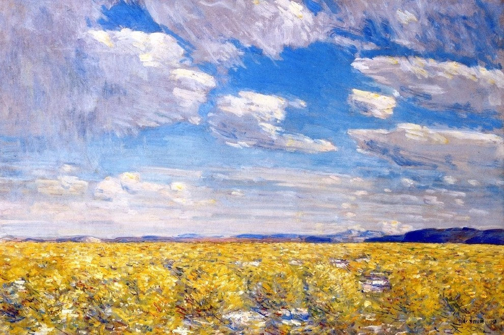 Frederick Childe Hassam Afternoon Sky, Harney Desert Canvas Print
