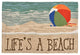 Frontporch Life's A Beach Indoor/Outdoor Rug Sand 2'6x4'