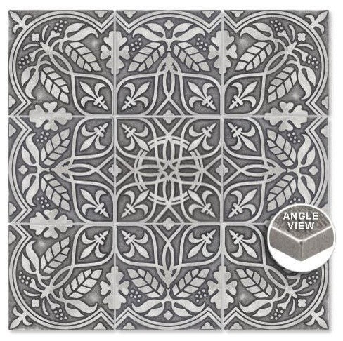 6"x6" Harvest Backsplash, Aluminum, Set of 9
