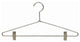 Metal Suit Hanger With Clips, Set of 25