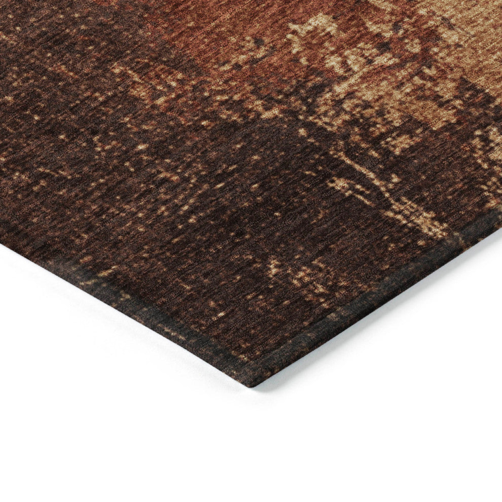 Machine Washable Indoor/Outdoor Chantille ACN1912 Tan 3' x 5' Rug