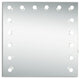 Elegant Decor Mre8525K Hollywood Mirror, Silver Anodized