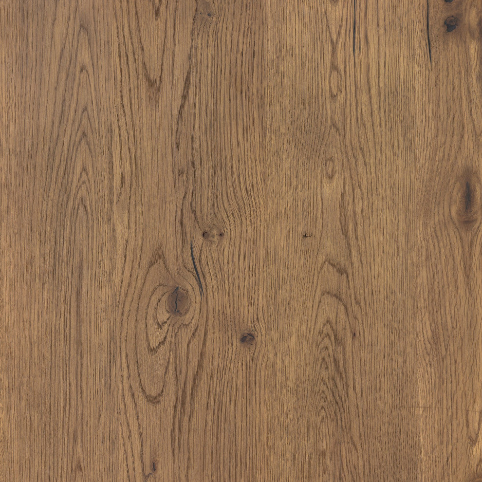 Eaton Executive Desk Amber Oak Resin, Dark Gunmetal