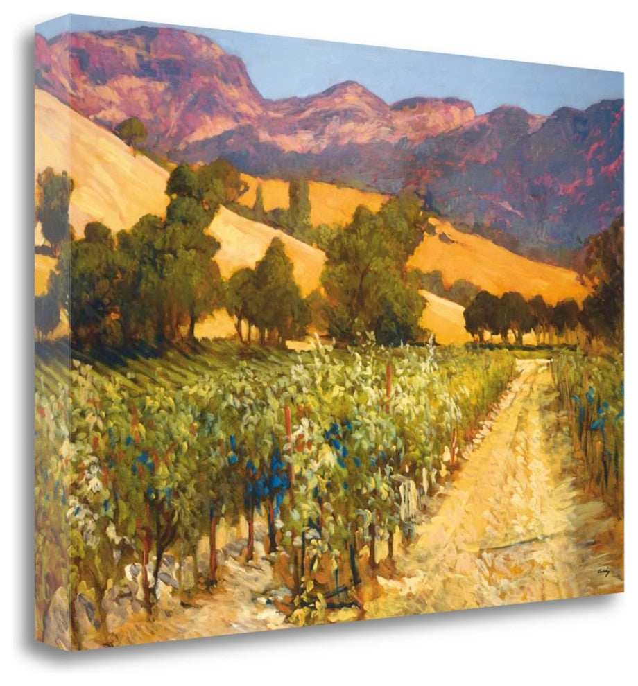 "Wine Country" By Philip Craig,Ready to Hang Giclee Print on Gallery Wrap Canvas