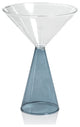 Viterbo Martini Glasses, Blue, Set of 4