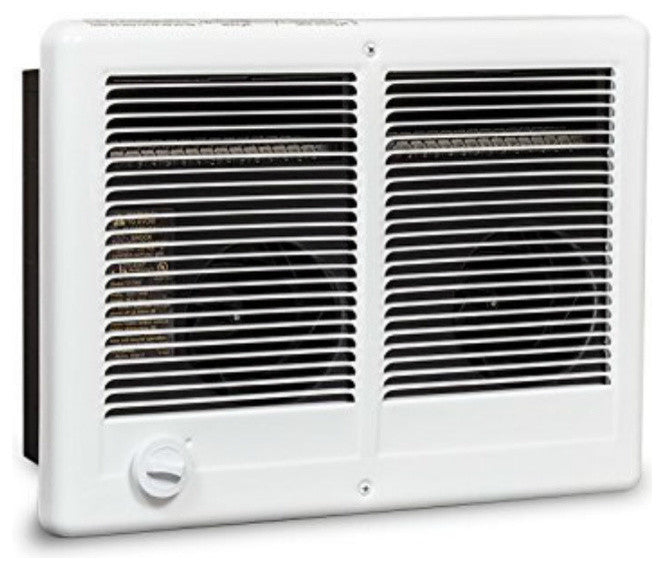 Cadet 67527 Com-Pak Twin Double Fan Forced Wall Heater, White, 4000W, 16.7 Amp