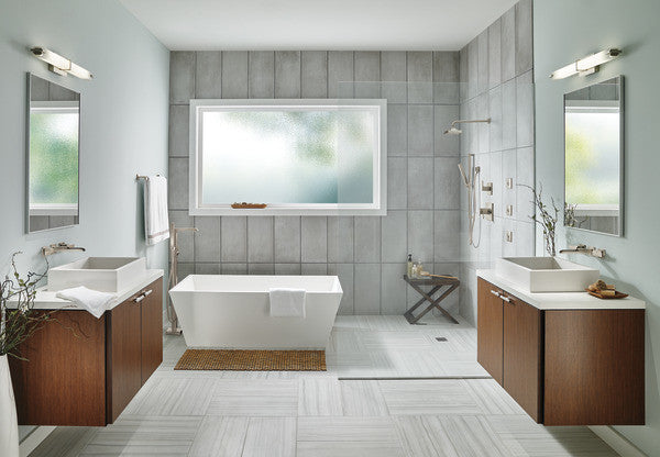 Delta Ara Floor Mount Tub Filler Trim, Stainless, T4767-SSFL