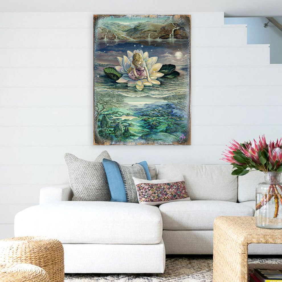 Horizons Wall and Table Top Wooden Decor, 24x18