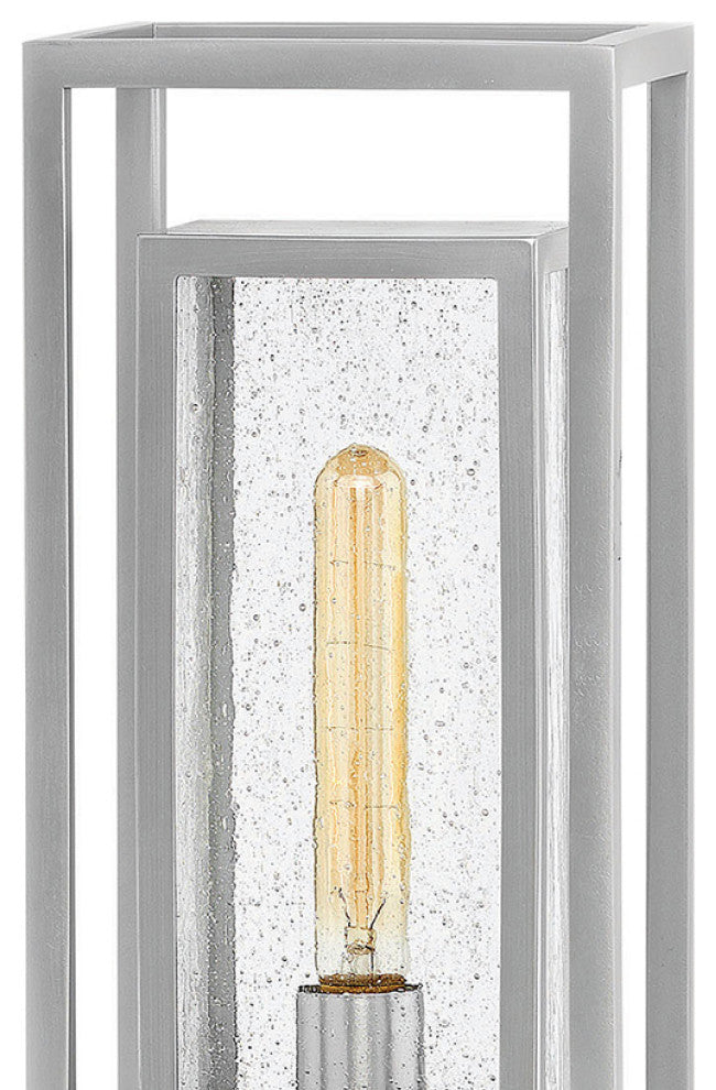 Hinkley Republic Medium Post Top Or Pier Mount Lantern, Satin Nickel