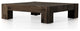 Abaso Coffee Table Ebony Rustic Wormwood Oak