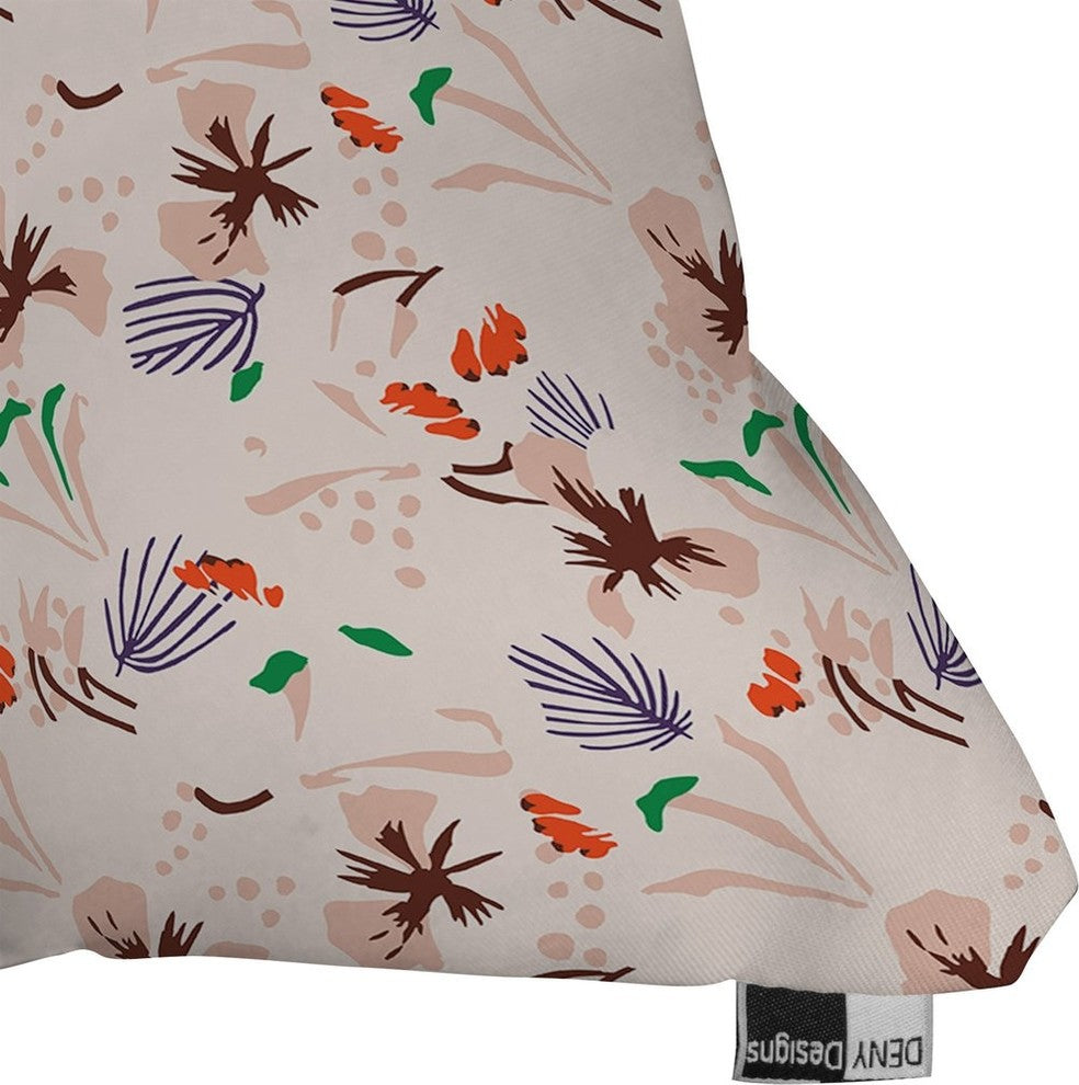 Holli Zollinger Anthology Of Pattern Seville Garden Light Throw Pillow, 26"x26"