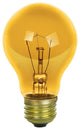Sunlite Incandescent 25 W A19 Yellow Transparent Light Bulb, 3 Pack
