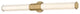 Hinkley Facet Bathroom Vanity Light, Heritage Brass, 40"