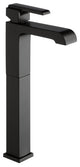 Delta Ara Single Handle Vessel Bathroom Faucet, Matte Black, 767LF-BL