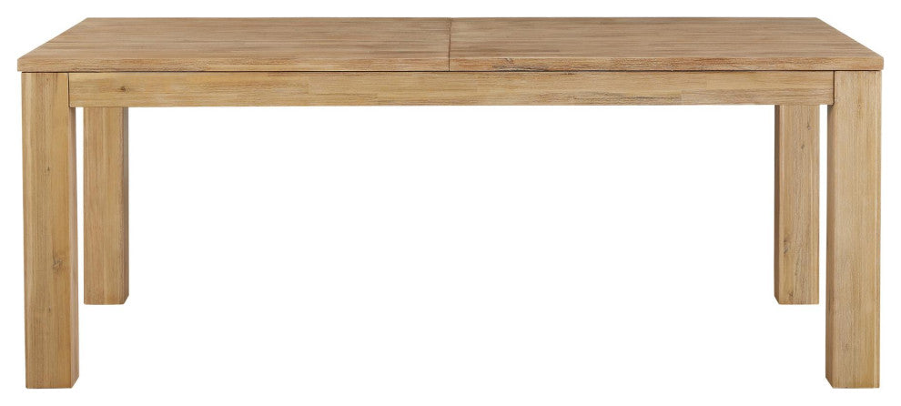 Bedford KD Butterfly Dining Table w/ 20" Ext, Brushed Smoke