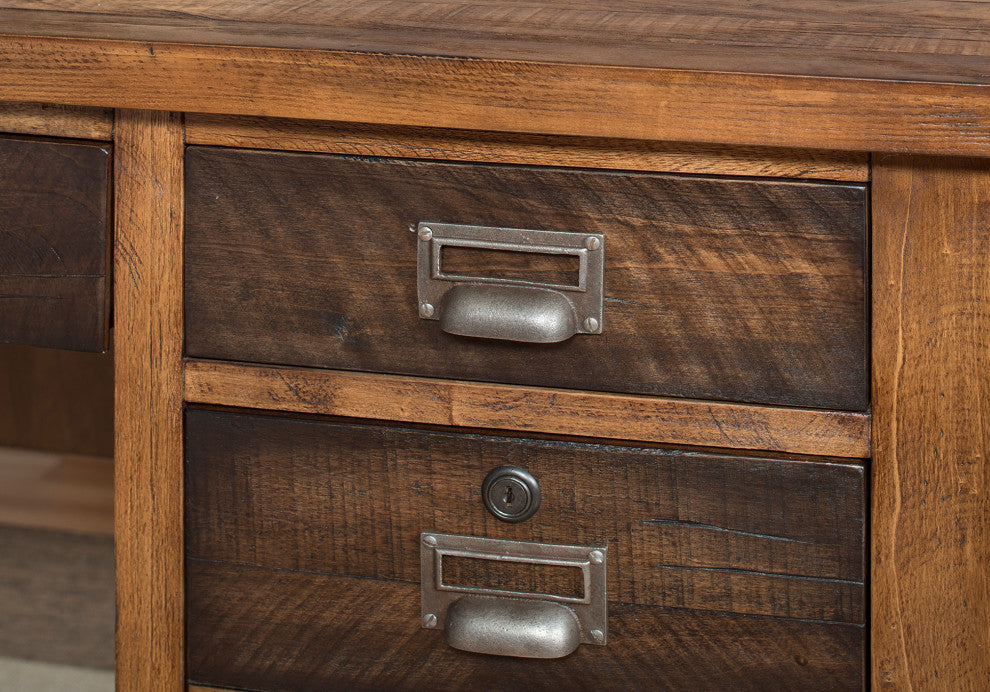 Martin Furniture Heritage Half Pedestal Desk