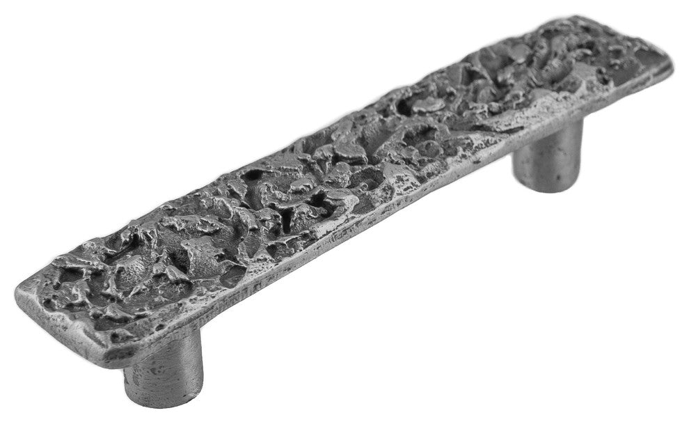 Baroque Pewter Cabinet Hardware Pull, Satin