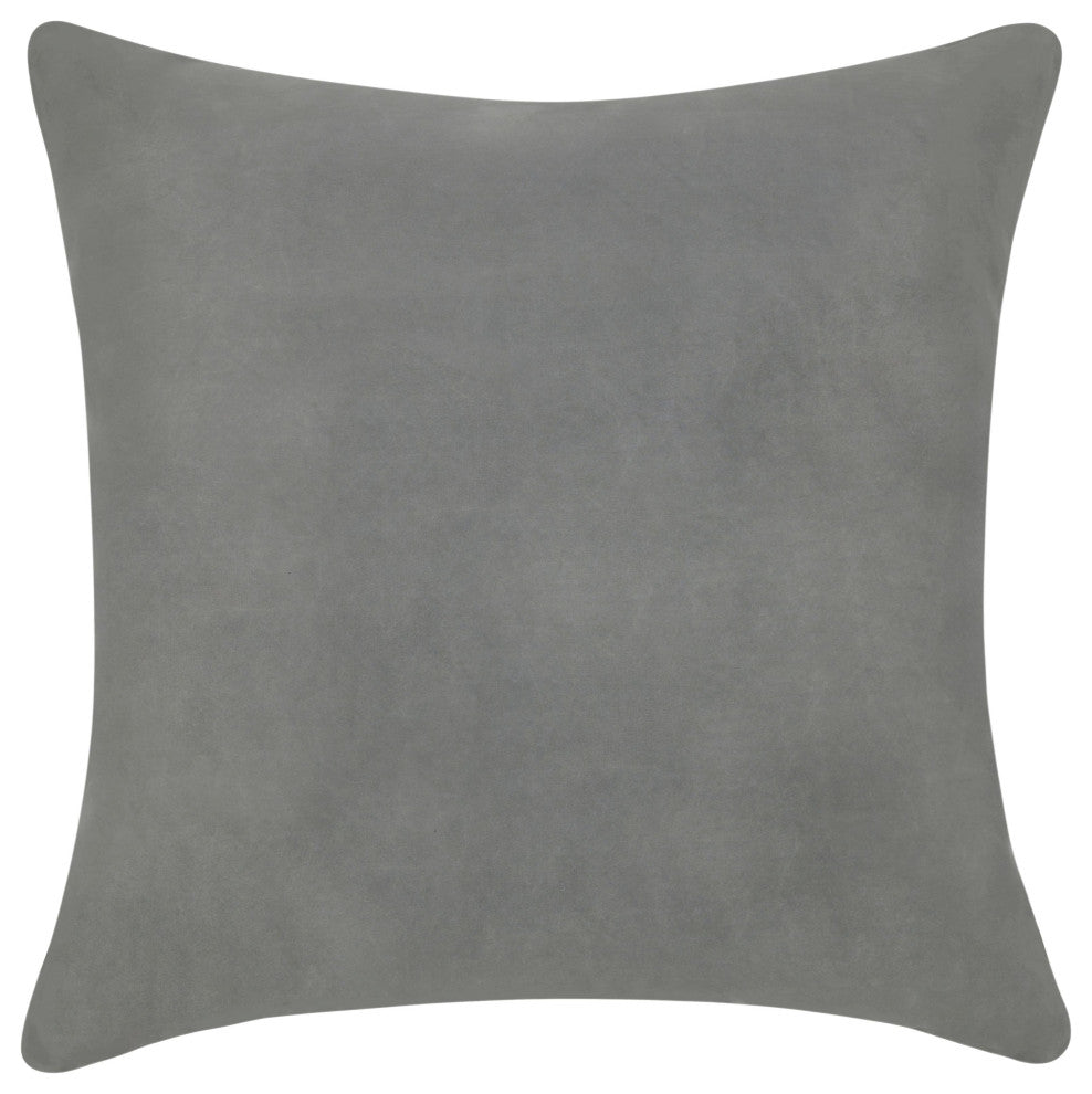 Stella Recycled Fabric Fabric Throw Pillow by Kosas Home, Gray, 26x26