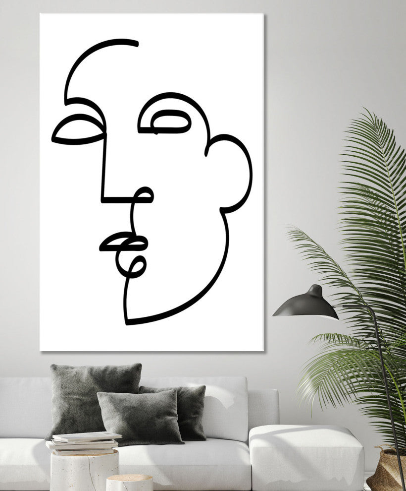 Figure line Woman I - 72 x 48 by Deidre Mosher