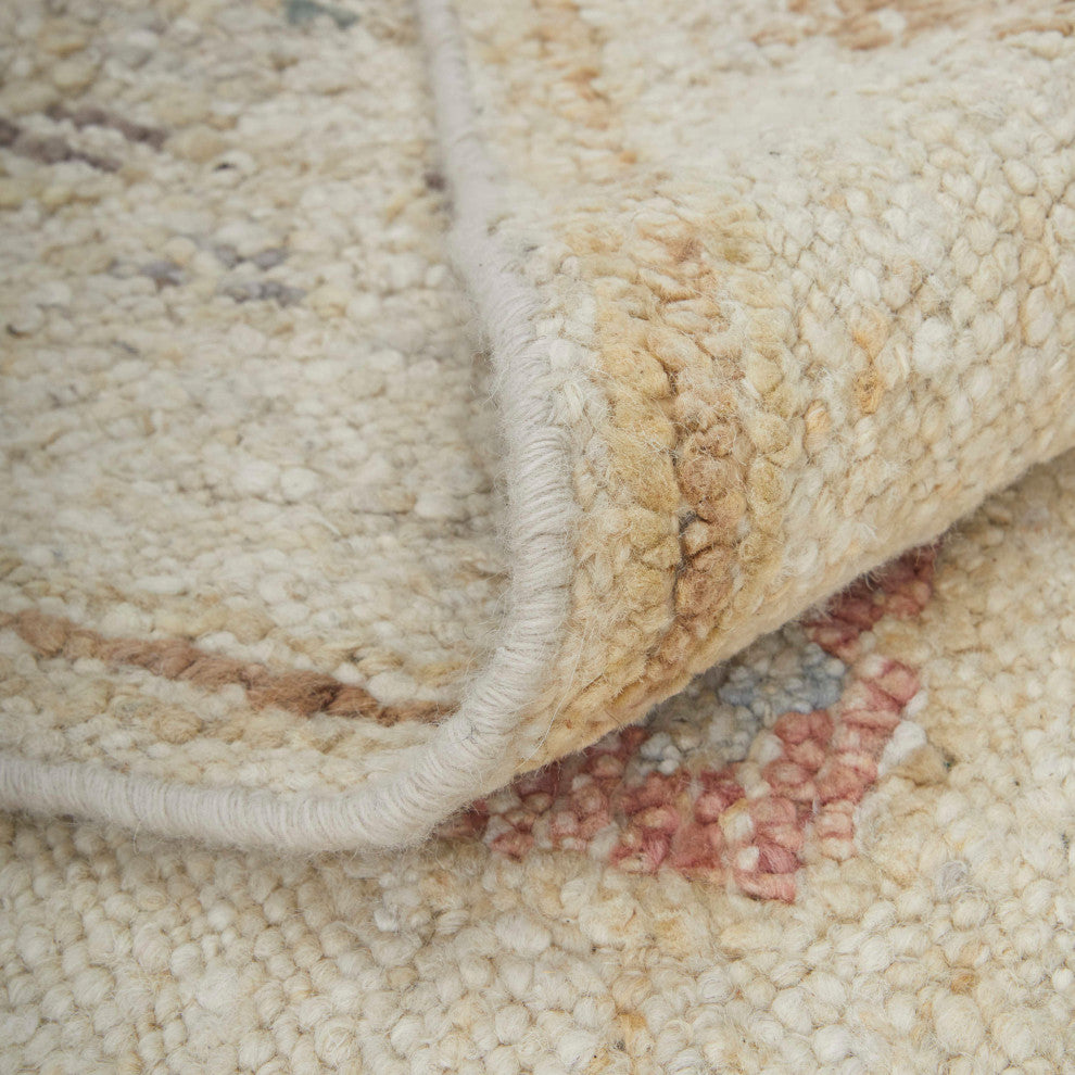 Loper R69FL Transitional/Bohemian & Craftsman Accent Rug, Ivory/Multi, 3'6"x5'6"