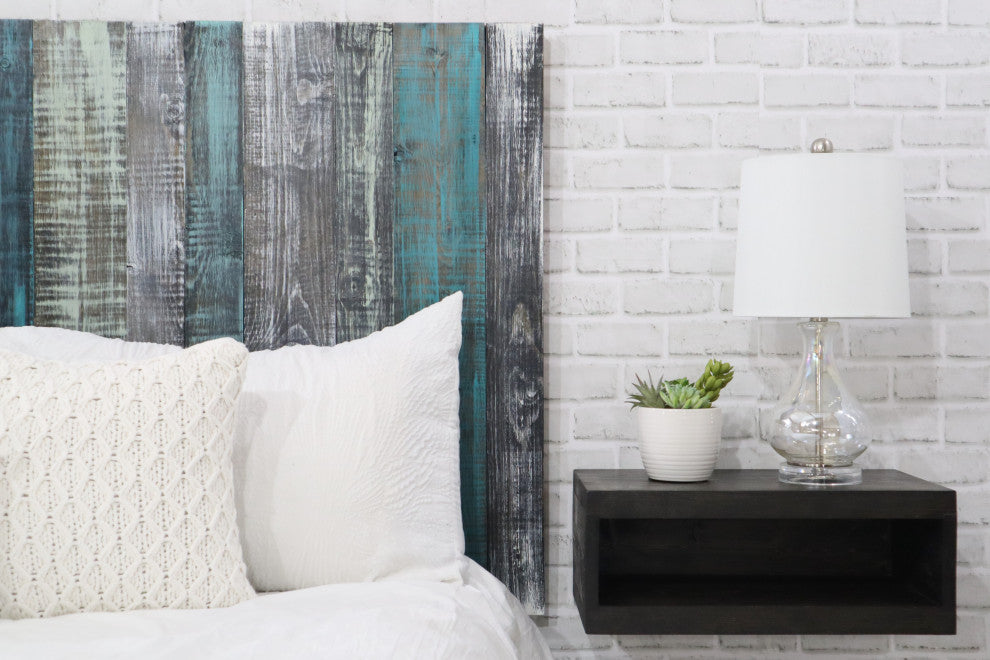 Handcrafted Headboard, Leaner Style, Industrial Mix, King
