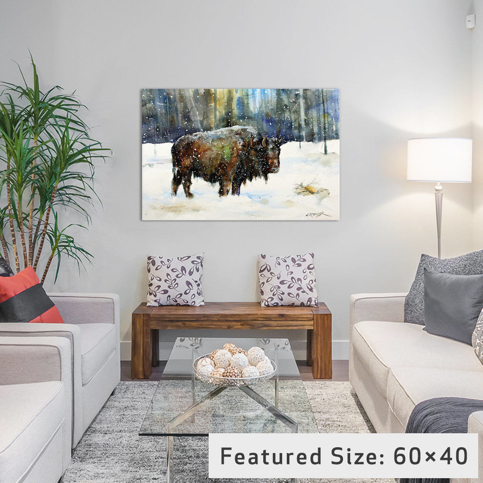 "Bison" by Dean Crouser, 18x12x1.5