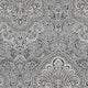 Black and White Paisley Damask Wallpaper, Set of 3 Bolts