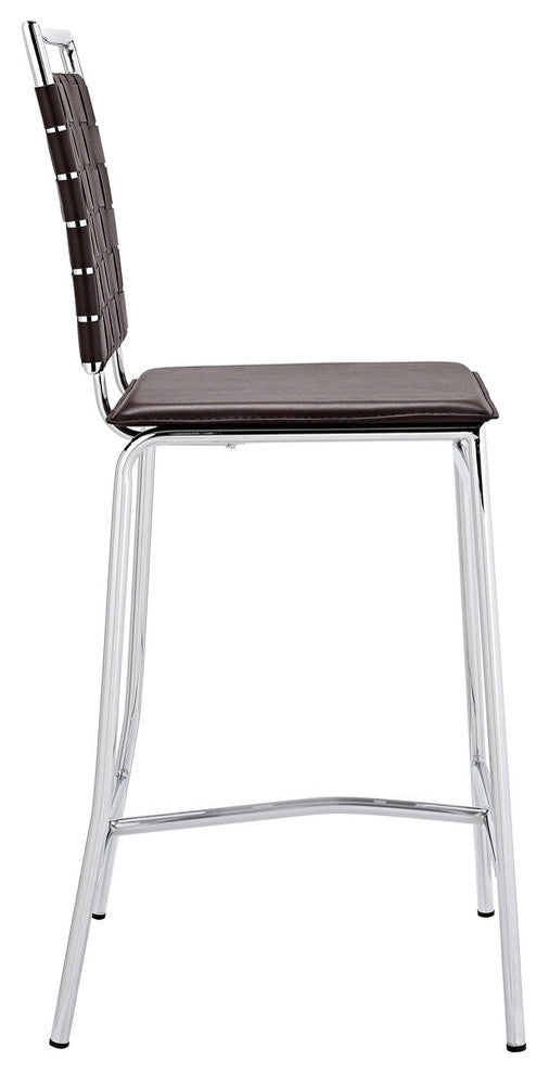 Modern Contemporary Dining Kitchen Counter Stool Brown