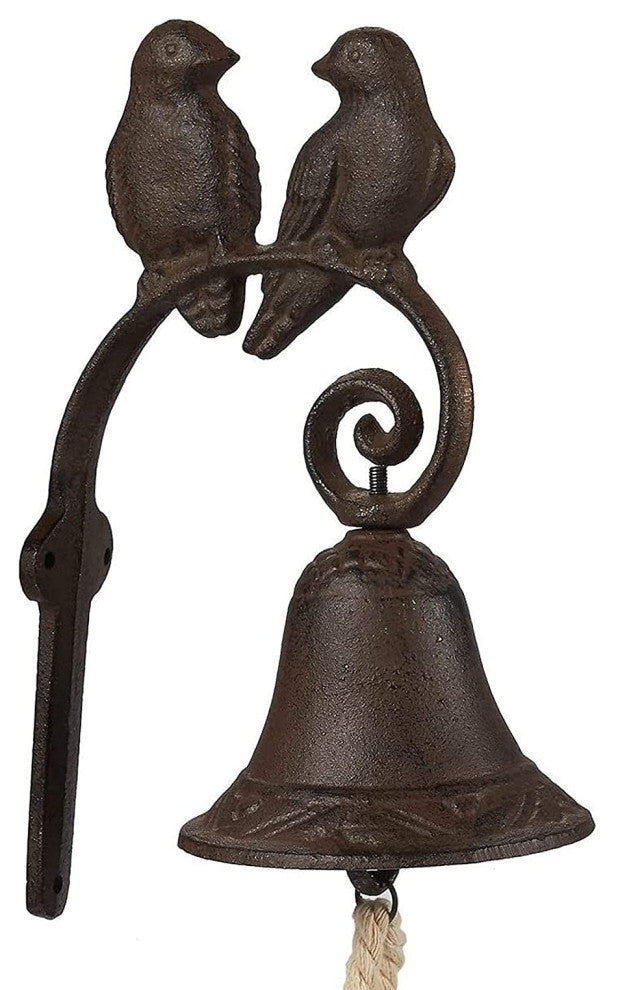 Cast Iron Love Birds Door Bell