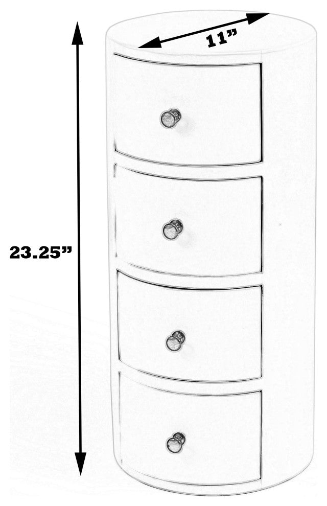 Butler Liam Wood End Table With Storage, Dark Brown