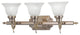 French Regency Bath Light, Antique Brass