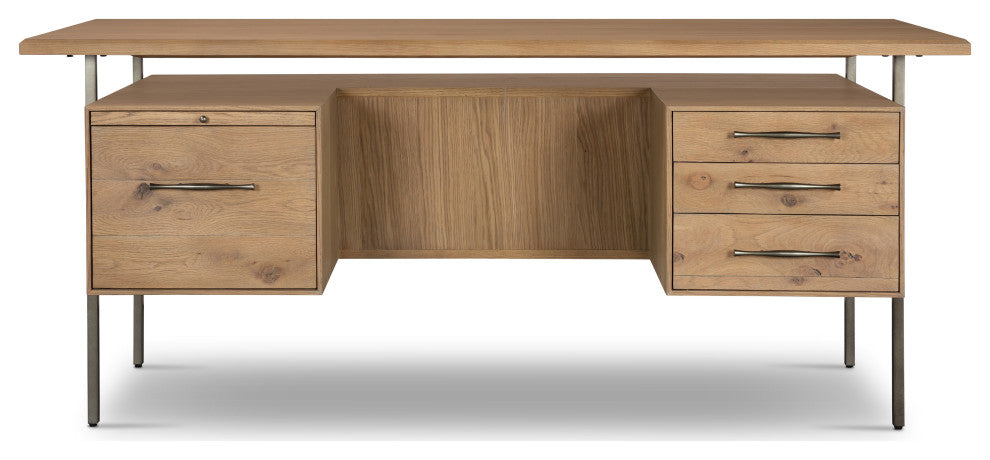 Lauren Desk-Natural Oak Solid