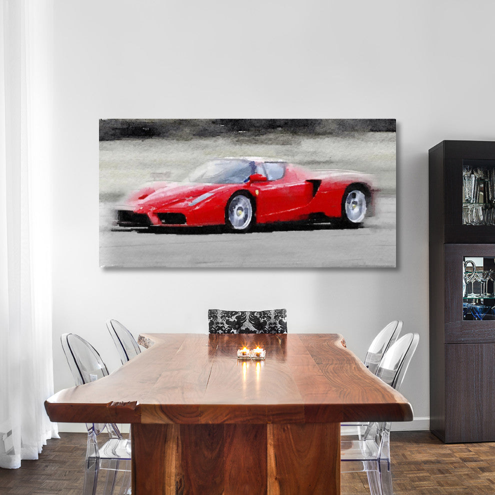 "2002 Ferrari Enzo Watercolor" Fine Art Print