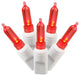 Vickerman X4W7103 100 Red Italian Led Single Mold Christmas Light Strand