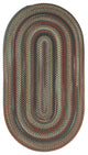 Capel Portland Coal 0346_300 Braided Rugs - 9' 2" X 13' 2" Oval