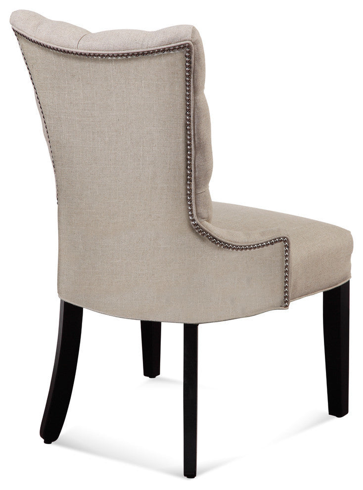 Fortnum Dining Chair, Beige Fabric, Set of 2