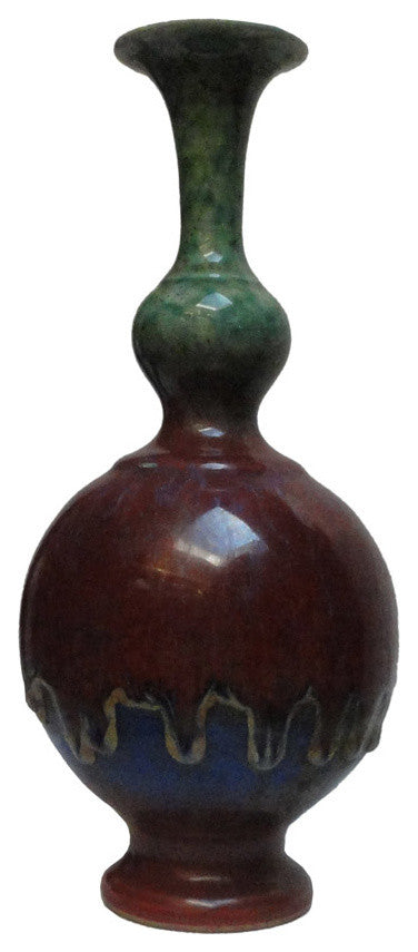 Chinese Porcelain Multi-Color Display Vase