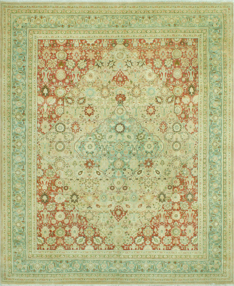 Pak-Persian Dannimar Beige/Light Blue Rug, 7'10x10'2