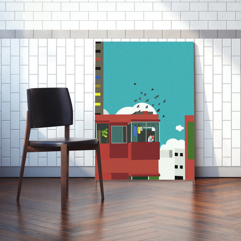 Mod Made "An afternoon in the North" Canvas Wall Art, 11"x16"