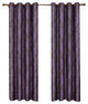 Savanna Jacquard Grommet Curtains, Set of 2, Purple, 104"x84"