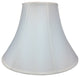 8"x17"x12" Premium Fabric Bell Lampshade, White