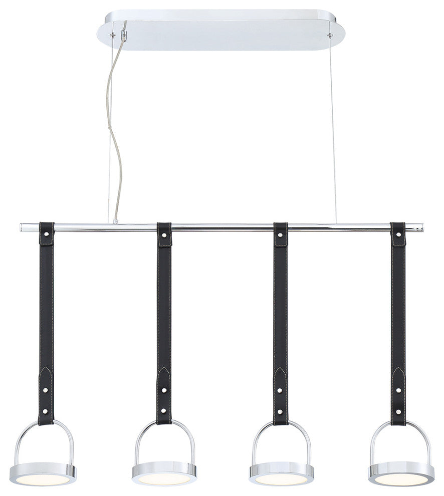 4 Light Industrial Chandelier
