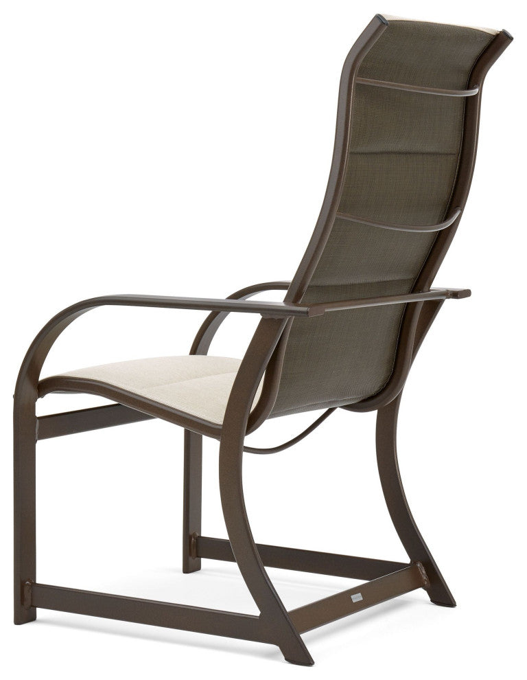 Key West Padded Sling Ultra High Back Dining Chair