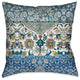 Laural Home Royal Blue Bohemian Tapestry 18" X 18" Indoor Decorative Pillow