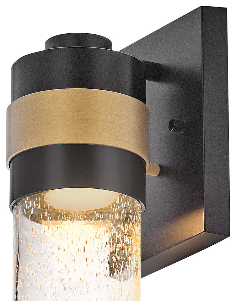 Lark Albie Small Wall Mount Lantern, Black