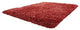 3 Type of Yarn Polyester Shag Area Rug, Solid Peach, 60"x84"