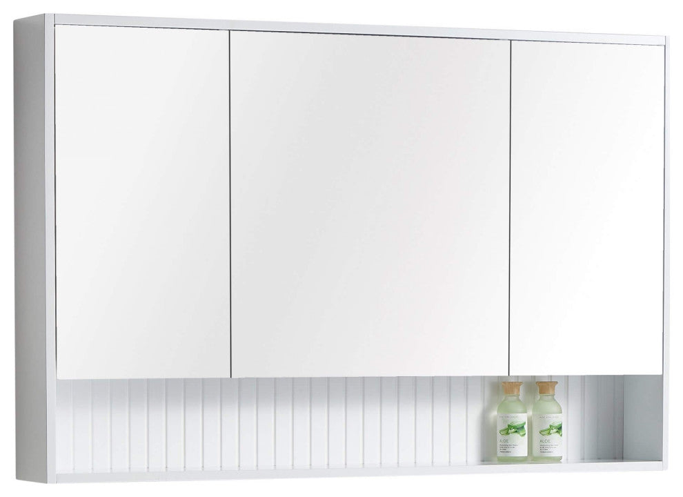Venezian 18" Medicine Cabinet, White, 45"