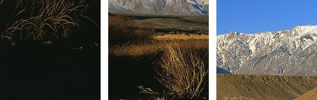 "Owens River Valley Bishop CA" Canvas Art, 36"x12"x1.25"