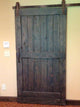 Rustic Sliding Barn Door, Provincial, 90"x46"